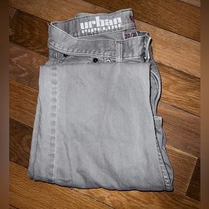 Vintage Men’s urban pipeline 30/30 gray jeans
